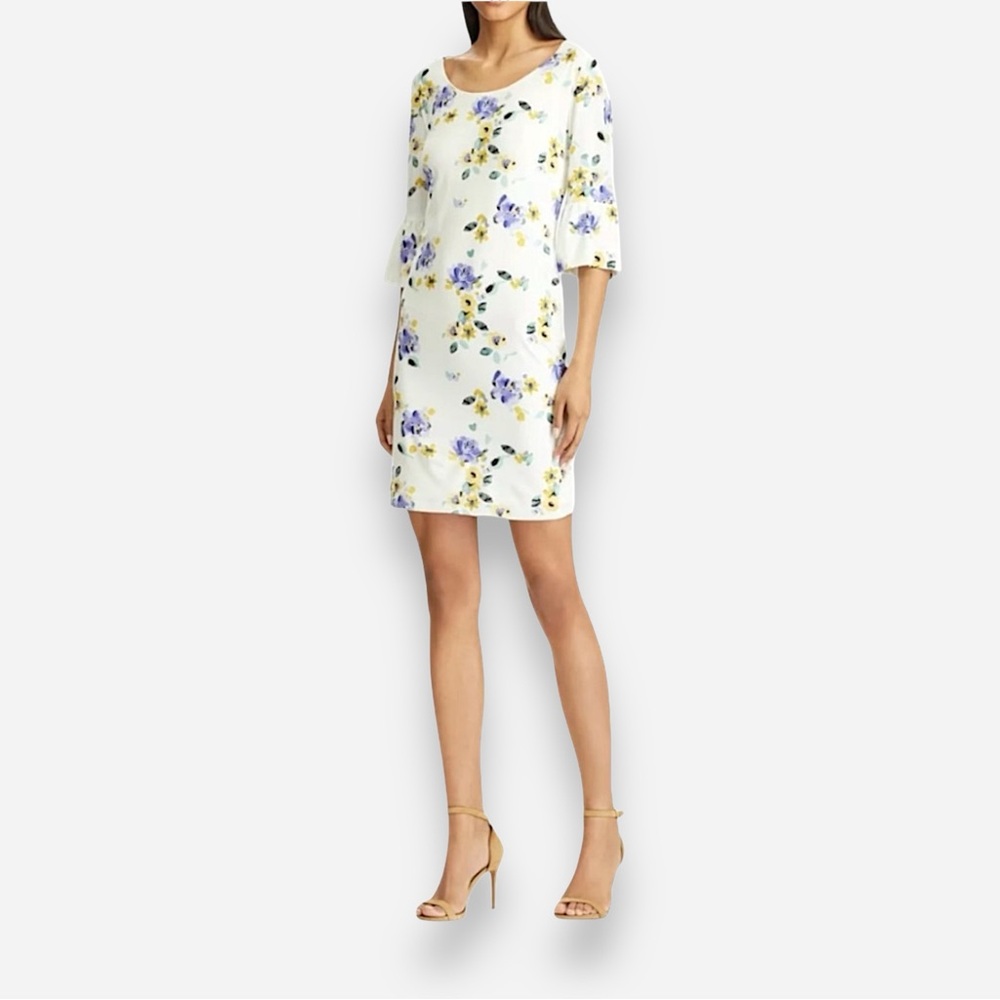 🌸New🌸 American Living Bell Sleeve Floral Dress 6